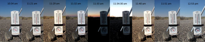 eclipse thermometers